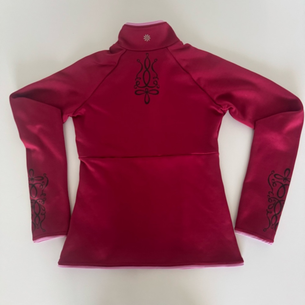 Athleta Pink Magenta Quarter-Zip Pullover Women’s Size S